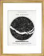 Constellations of the Northern Celestial Hemisphere, c 1850. art print small gold Art Print - Science Museum Shop