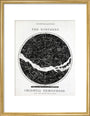 Constellations of the Northern Celestial Hemisphere, c 1850. art print medium gold Art Print - Science Museum Shop