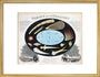 Comets and Aerolites (Meteors), c 1851. art print medium gold Art Print - Science Museum Shop