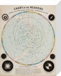 Chart of the Heavens, c 1850. stretched canvas small none Art Print - Science Museum Shop