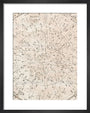 Tenmon Bun'ya no zu (map showing divisions of the heavens and regions they govern) star map with wooden case by Shibukawa Harumi (1639-1715), Japan, 1677. art print extra small black Art Print - Science Museum Shop