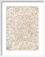 Tenmon Bun'ya no zu (map showing divisions of the heavens and regions they govern) star map with wooden case by Shibukawa Harumi (1639-1715), Japan, 1677. art print extra small white Art Print - Science Museum Shop