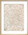 Tenmon Bun'ya no zu (map showing divisions of the heavens and regions they govern) star map with wooden case by Shibukawa Harumi (1639-1715), Japan, 1677. art print extra small natural Art Print - Science Museum Shop