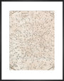 Tenmon Bun'ya no zu (map showing divisions of the heavens and regions they govern) star map with wooden case by Shibukawa Harumi (1639-1715), Japan, 1677. art print medium black Art Print - Science Museum Shop