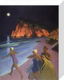 Teignmouth is Devon, cropped from the original. stretched canvas small none Art Print - Science Museum Shop