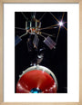 Ariel 1 satellite, 1962. art print extra small natural Art Print - Science Museum Shop