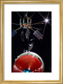 Ariel 1 satellite, 1962. art print small gold Art Print - Science Museum Shop