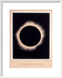 Eclipse of the Sun, 7 August 1869. art print small white Art Print - Science Museum Shop