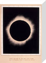Eclipse of the Sun, 7 August 1869. stretched canvas small none Art Print - Science Museum Shop