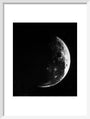 Diapositive photograph in passe partout frame showing the Sun during the partial phase of the 1860 solar eclipse viewed from Northern Spain. art print extra small white Art Print - Science Museum Shop