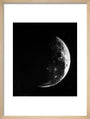 Diapositive photograph in passe partout frame showing the Sun during the partial phase of the 1860 solar eclipse viewed from Northern Spain. art print extra small natural Art Print - Science Museum Shop