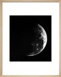 Diapositive photograph in passe partout frame showing the Sun during the partial phase of the 1860 solar eclipse viewed from Northern Spain. art print small natural Art Print - Science Museum Shop