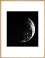 Diapositive photograph in passe partout frame showing the Sun during the partial phase of the 1860 solar eclipse viewed from Northern Spain. art print medium natural Art Print - Science Museum Shop