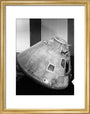 Apollo 10 Command Module, 1969. art print small gold Art Print - Science Museum Shop