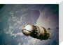 Vostok 1 capsule, 1961. stretched canvas small none Art Print - Science Museum Shop