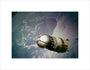 Vostok 1 capsule, 1961. unstretched canvas small none Art Print - Science Museum Shop