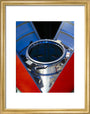 Black Arrow R4 launch vehicle, 1971. art print small gold Art Print - Science Museum Shop