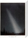 The zodiacal light; observed 20 February 1876. stretched canvas small none Art Print - Science Museum Shop