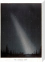 The zodiacal light; observed 20 February 1876. stretched canvas medium none Art Print - Science Museum Shop