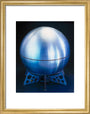 X2 developmental satellite, c 1968. art print small gold Art Print - Science Museum Shop