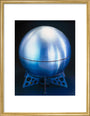 X2 developmental satellite, c 1968. art print medium gold Art Print - Science Museum Shop