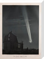 The great Comet of 1881; observed 25-26 June [1881]. stretched canvas medium none Art Print - Science Museum Shop
