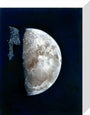 Telescopic study of the Moon, by John Russell RA, 1796. stretched canvas small none Art Print - Science Museum Shop