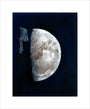 Telescopic study of the Moon, by John Russell RA, 1796. art print extra small none Art Print - Science Museum Shop