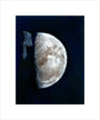 Telescopic study of the Moon, by John Russell RA, 1796. unstretched canvas small none Art Print - Science Museum Shop
