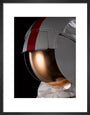 Apollo 17 A7LB Lunar Extravehicular Mobility Unit Space Suit, replica, by Guard-Lee Inc., c. 1982-2010 art print small black Art Print - Science Museum Shop