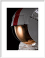 Apollo 17 A7LB Lunar Extravehicular Mobility Unit Space Suit, replica, by Guard-Lee Inc., c. 1982-2010 art print medium white Art Print - Science Museum Shop