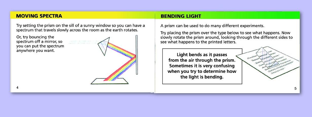 Prism Discovery Kit - Experiments - Science Museum Shop 3