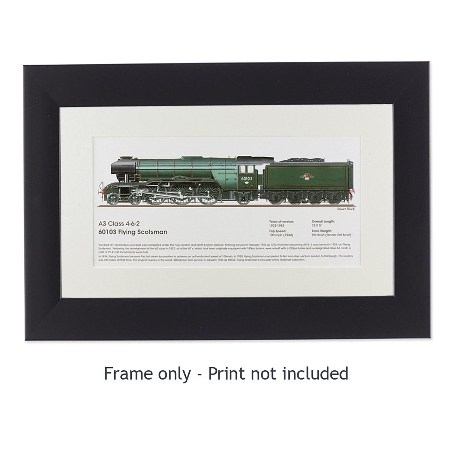 Frame for Large Flying Scotsman Side View Print