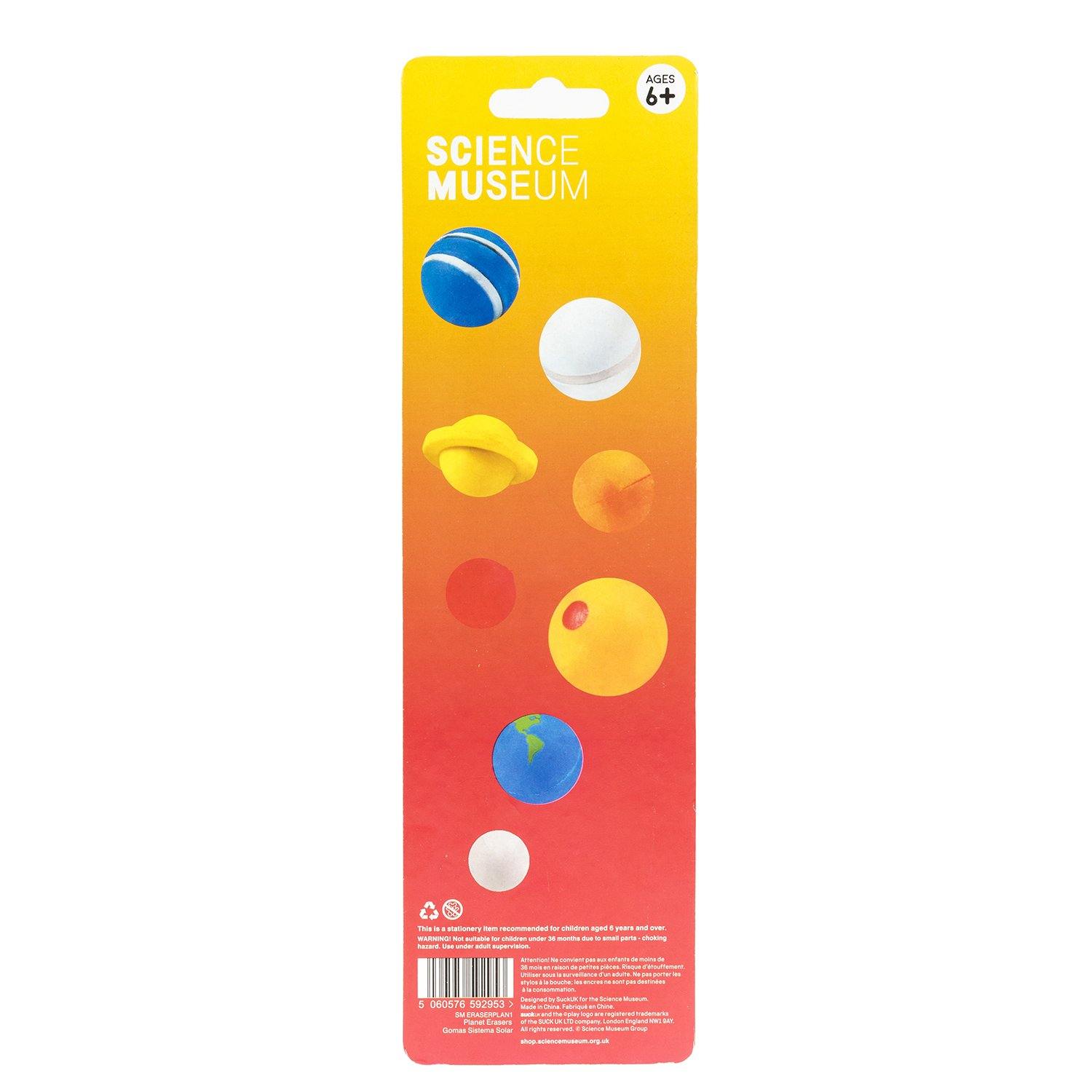 Science Museum Planet Erasers 2