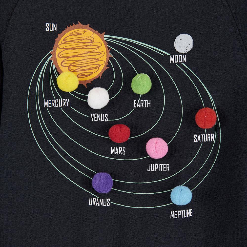 Science Museum Kids Pom Pom Planets Sweatshirt - Clothing - Science Museum Shop 2