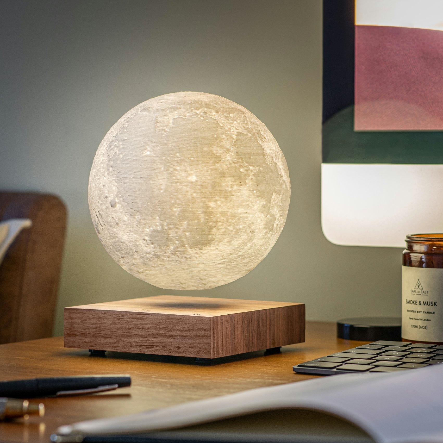 Smart Moon Lamp Walnut - Home Tech - Science Museum Shop