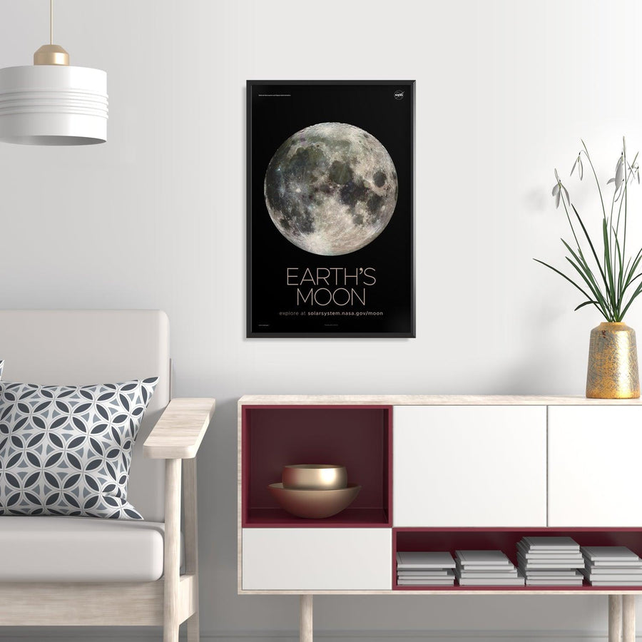 NASA Earth’s Moon Poster - Poster - Science Museum Shop