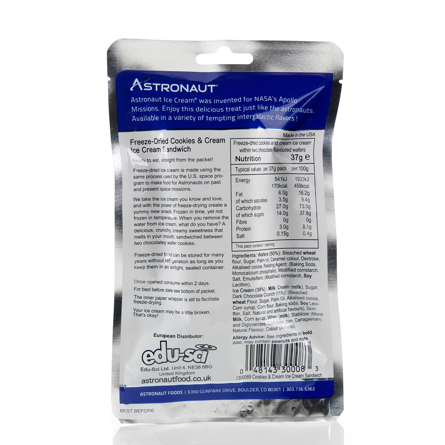 Space Food Ice Cream Sandwich | Science Museum Shop