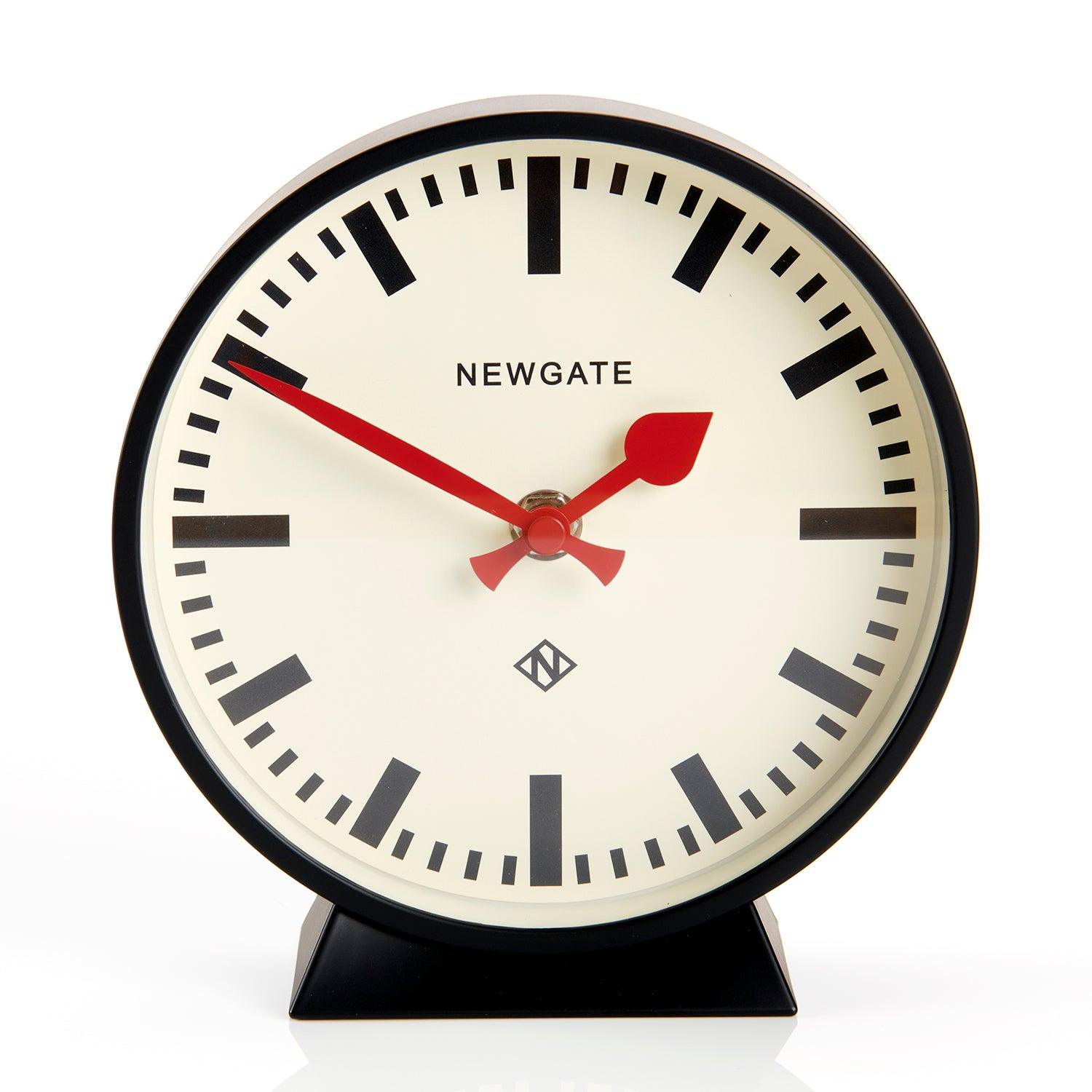Black Mantel Railway Clock With Red Hands - Clocks/Watches - Science Museum Shop
