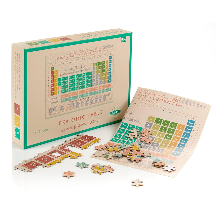 Periodic Table 1,000-Piece Jigsaw - Puzzles - Science Museum Shop