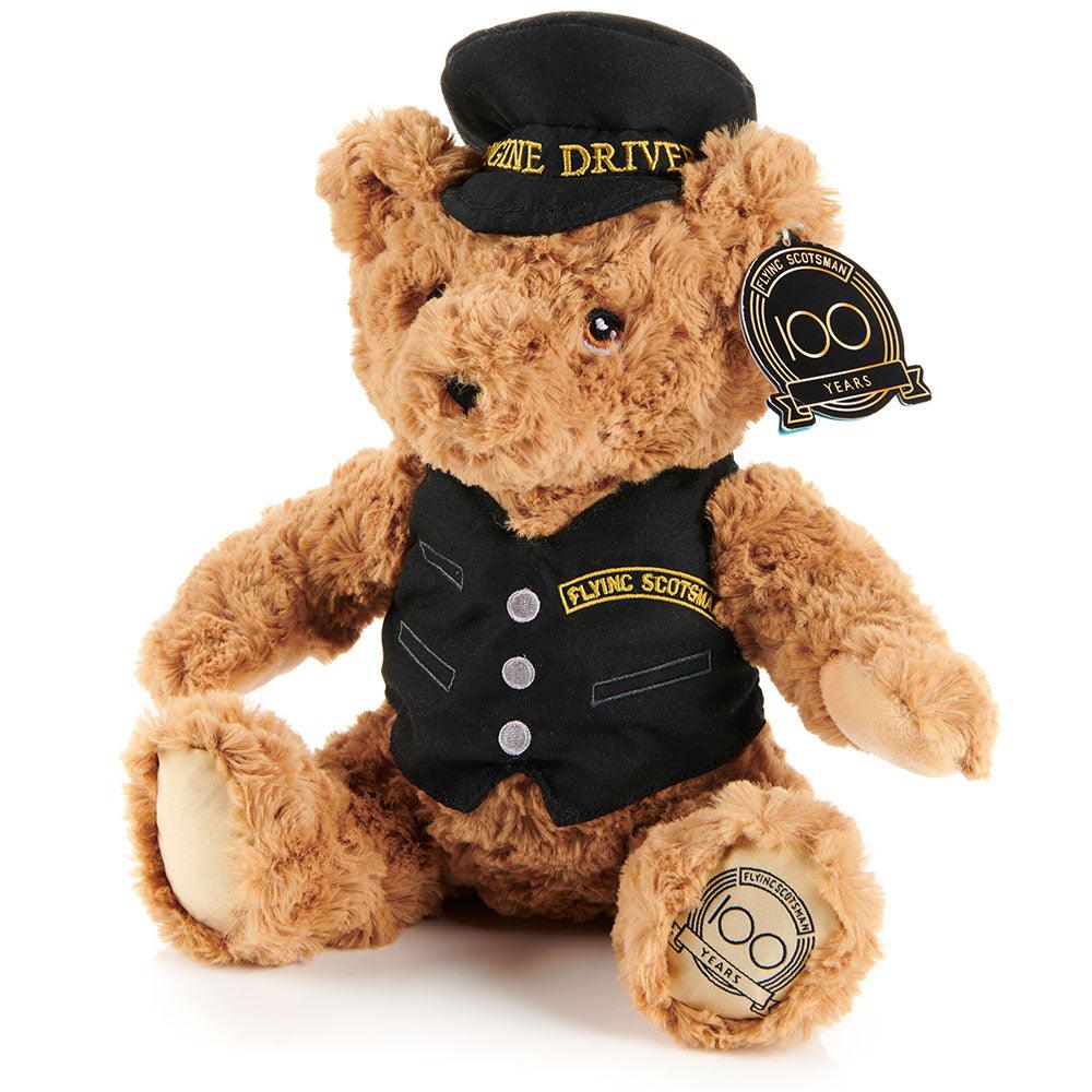 National Railway Museum Flying Scotsman Plush Bear Soft Toys - Science Museum Shop