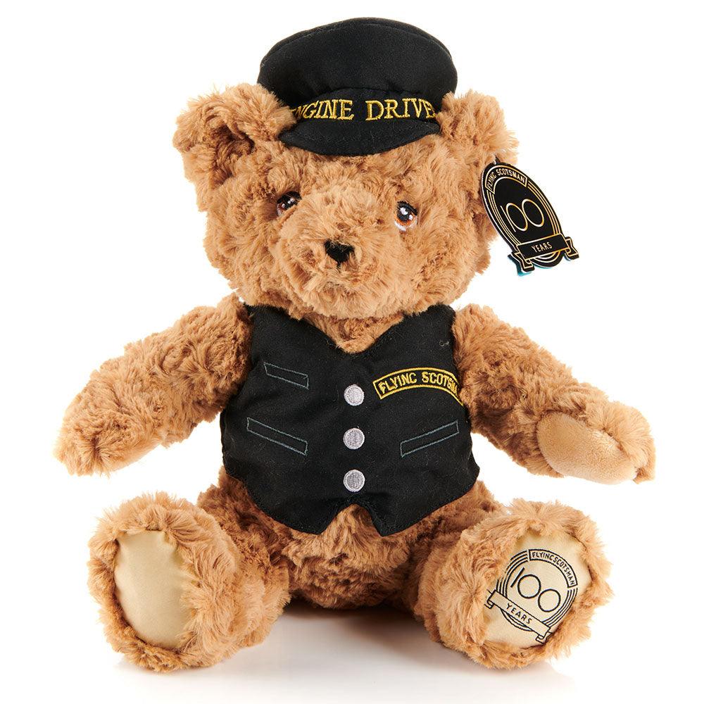 National Railway Museum Flying Scotsman Plush Bear Soft Toys - Science Museum Shop
