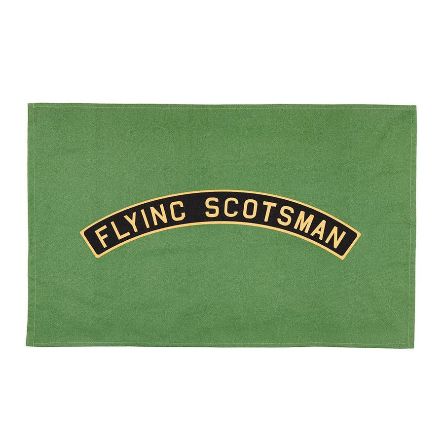 National Railway Museum Flying Scotsman Nameplate Tea Towel - Kitchen - Science Museum Shop
