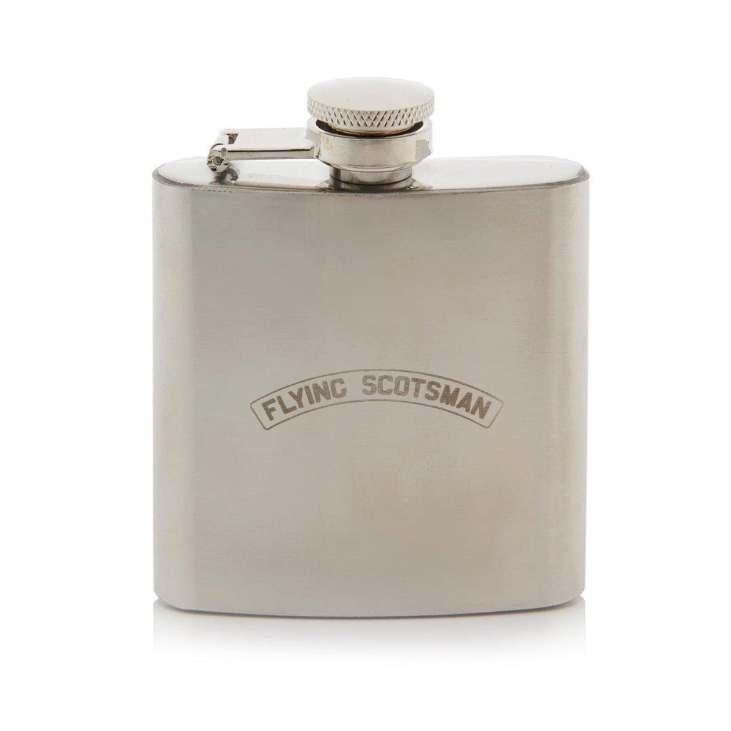 Flying Scotsman Nameplate Hip Flask | Science Museum Shop