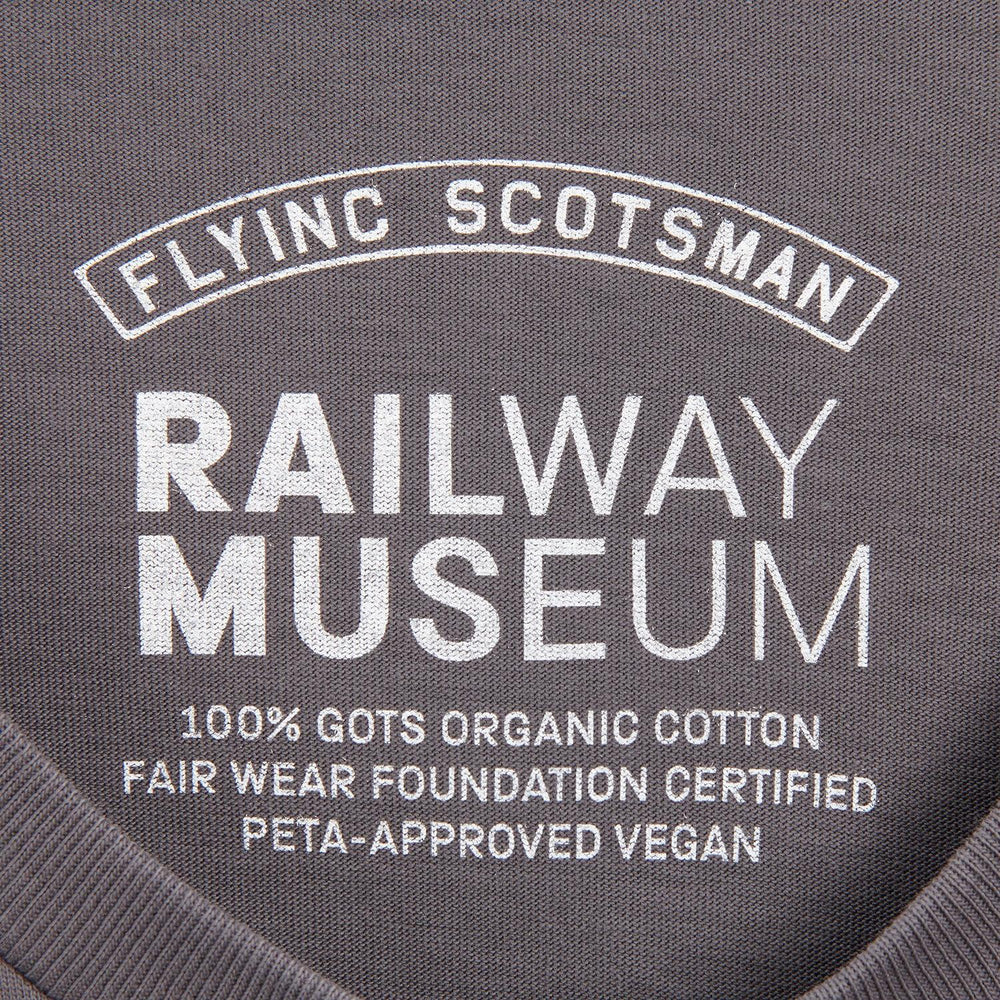 National Railway Museum Flying Scotsman Blueprint T-Shirt Clothing - Science Museum Shop