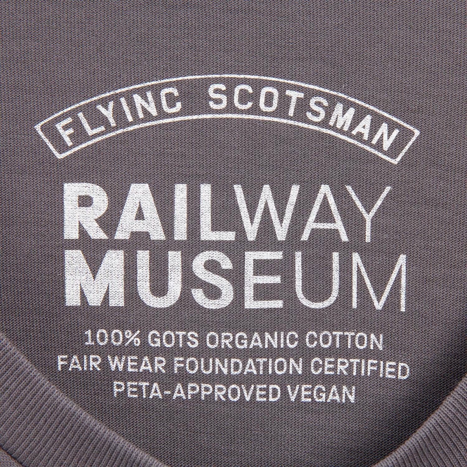National Railway Museum Flying Scotsman Blueprint T-Shirt - Clothing - Science Museum Shop