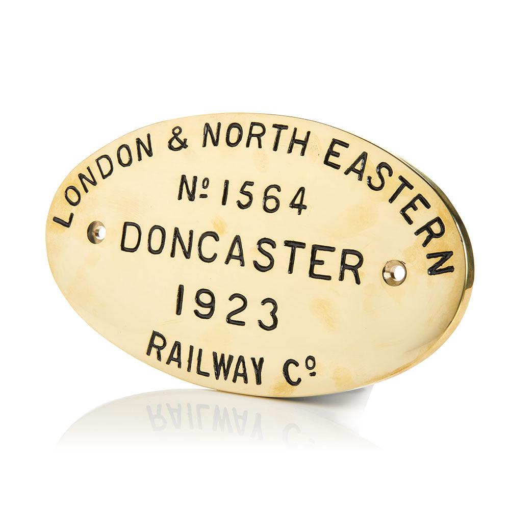 Flying Scotsman Doncaster Works Plate Metal Signs - Science Museum Shop
