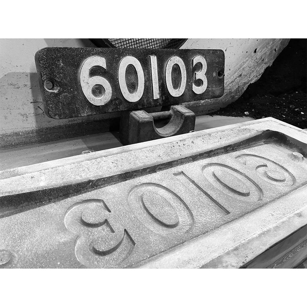 Flying Scotsman Smokebox Number Plate