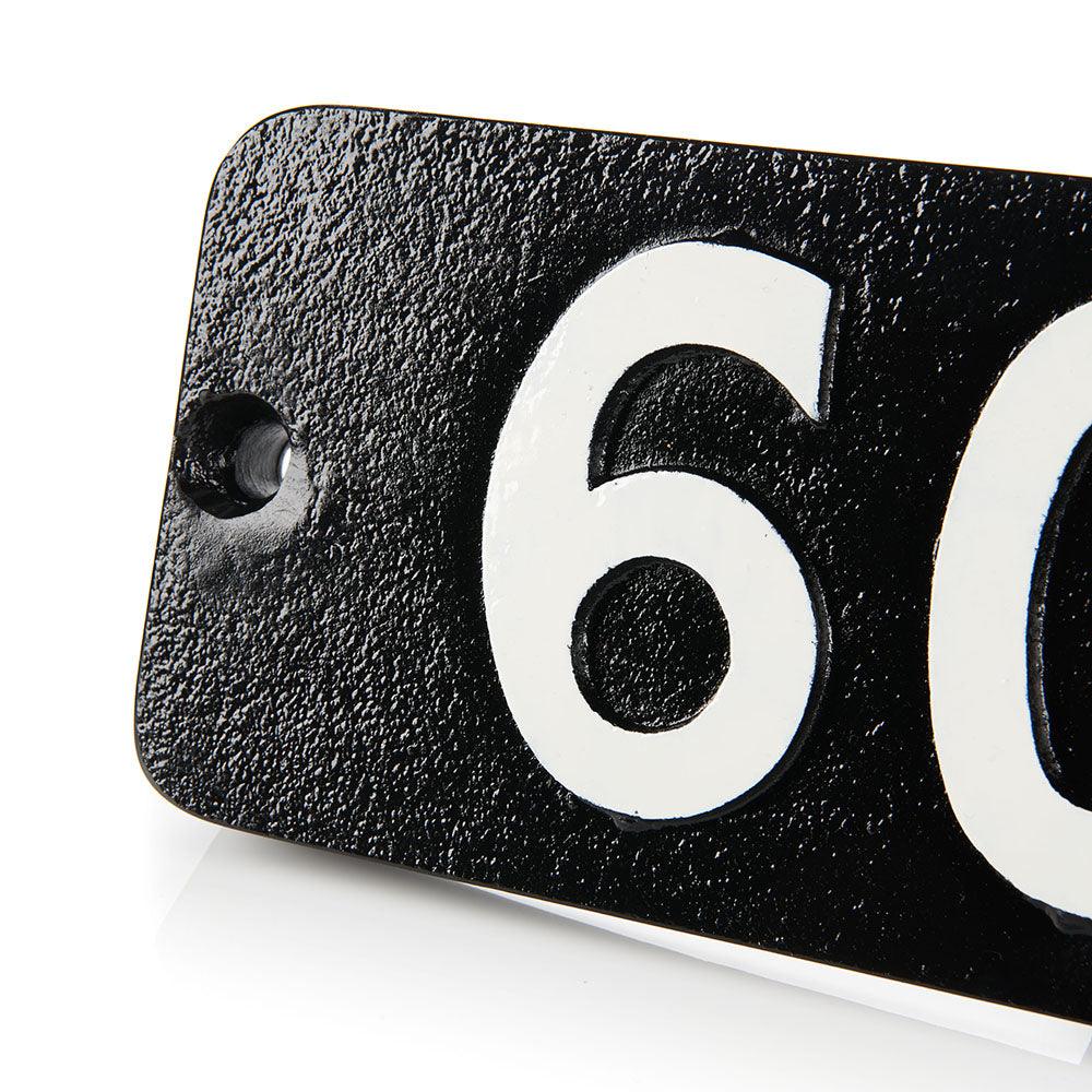 Flying Scotsman Smokebox Number Plate - detail - National Railway Museum - Train, Locomotive Gift - Science Museum Shop