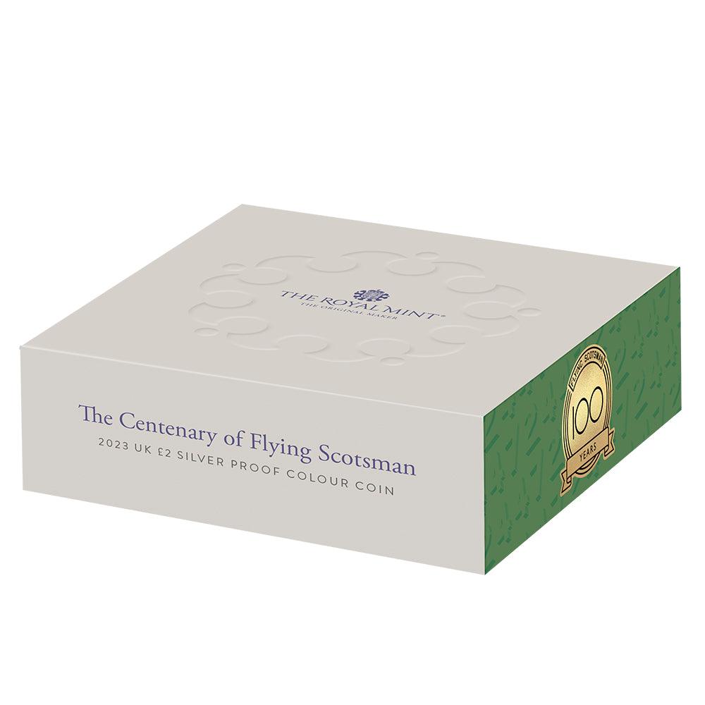 The Centenary of Flying Scotsman 2023 UK Silver Proof Coin - Other Stationery - Science Museum Shop